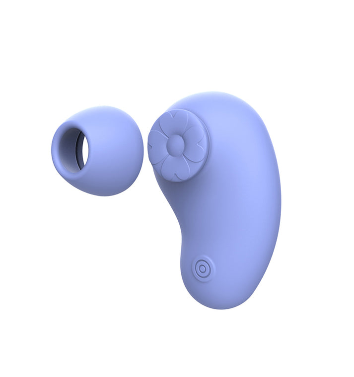 Whisper-Quiet Clitoral Vibrator-Tapping & Suction Egg Toy