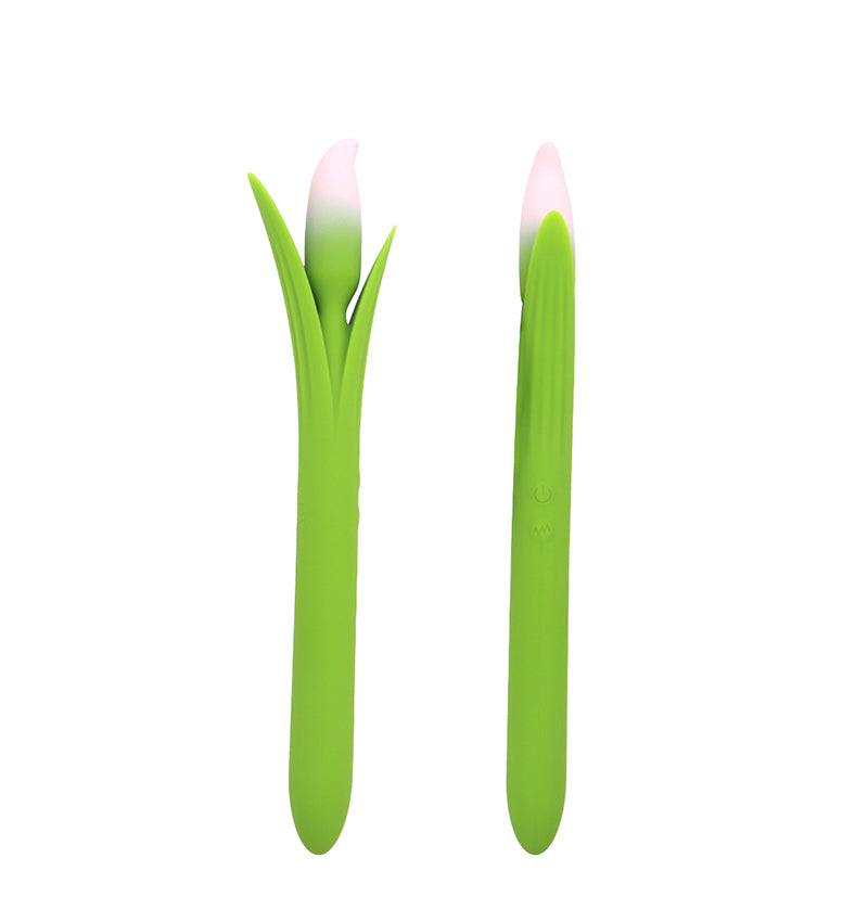 Liquid Silicone Sprouting Vibrator for Women, Flexible G-spot Stimulation, Dual Internal and External Vibration