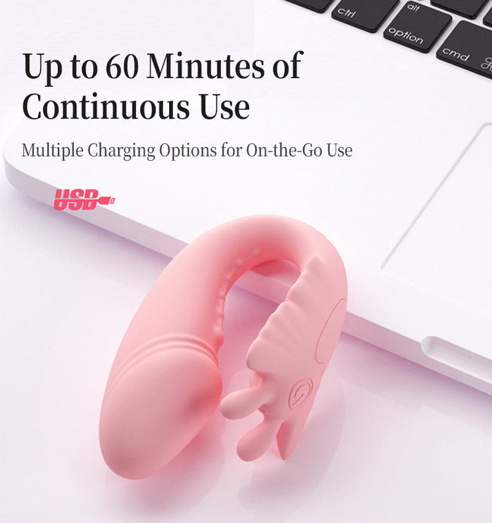 Remote Control Silent Waterproof Wearable Butterfly Vibrator, Female Clitoral Stimulator — view 6