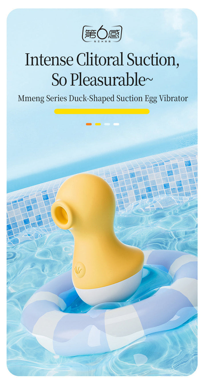 Mmeng Cute Duck Suction Vibrator, Mini Intimate Massager for Female Pleasure — view 2