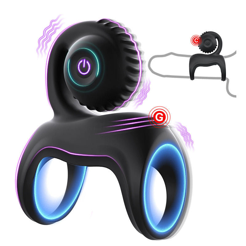 Snail Cock Ring Couple Shared Vibrating Cock Ring — view 2