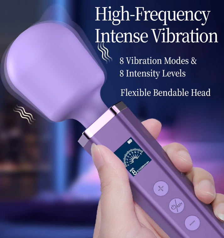 LCD Display AV Vibrator, Female Personal Massager — view 3