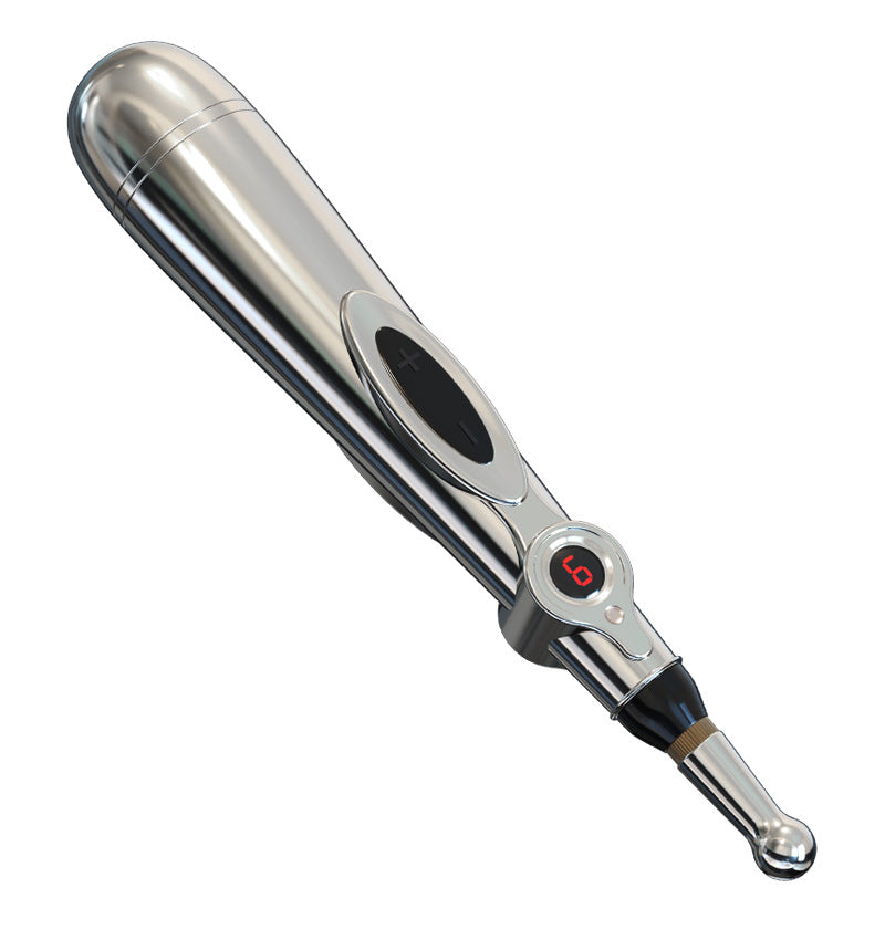 Electric Vibrating Wand with E-Stim & Multi-Frequency, Rechargeable Massager for Women