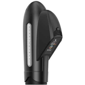 Waterproof LCD Display Male Masturbator with Electric Function