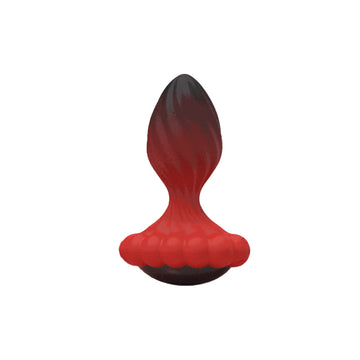 Tap-sensing glowing anal plug wireless portable massager