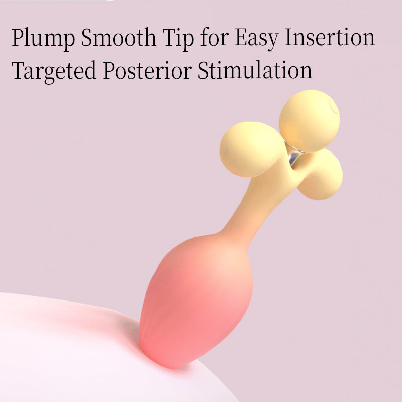 Remote-controlled silicone anal plug three-piece set with random combinations