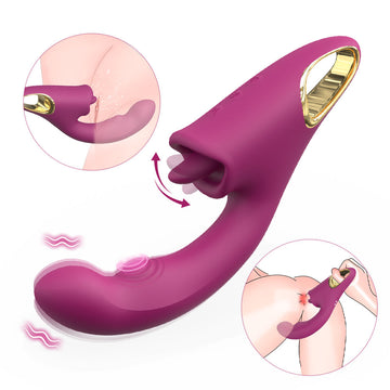 Tongue Licking Vibrator G - Spot Adult Feminine Products - product image