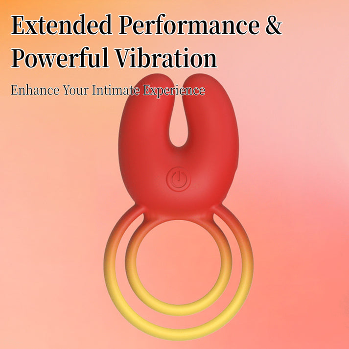 Full Enclosed Silicone Nipple Stimulator & Couples Vibrating Ring with Remote Control — view 5