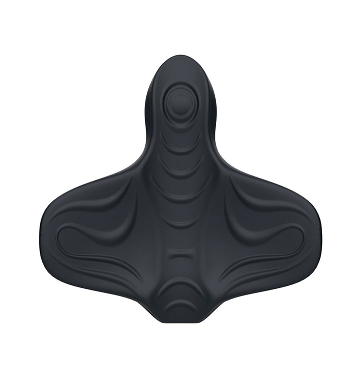 Small soft silicone travel vibrator with smooth rounded body