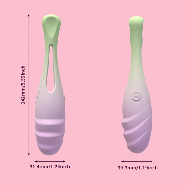 Male full rubber covered vibrating egg cock ring for both men and women, ten frequency vibration — view 3