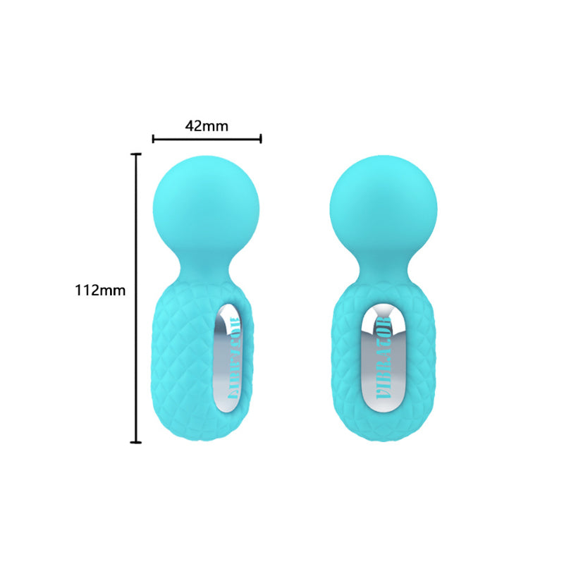 Charging spring powerful mini vibrator with 10x enhanced vibration, comfortable to hold without numbness.