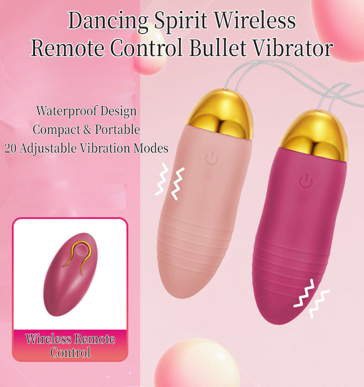Dancing Spirit Remote Control Bullet Vibrator, Wireless Vibrating Pleasure Massager for Women — view 4