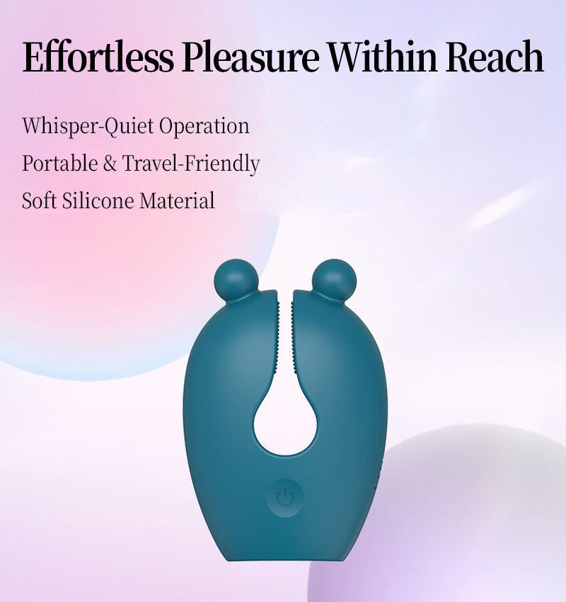 Unisex Vibrator, Portable, Ultra Quiet, Multi Vibration Modes, Waterproof, Made of Body-Safe Liquid Silicone
