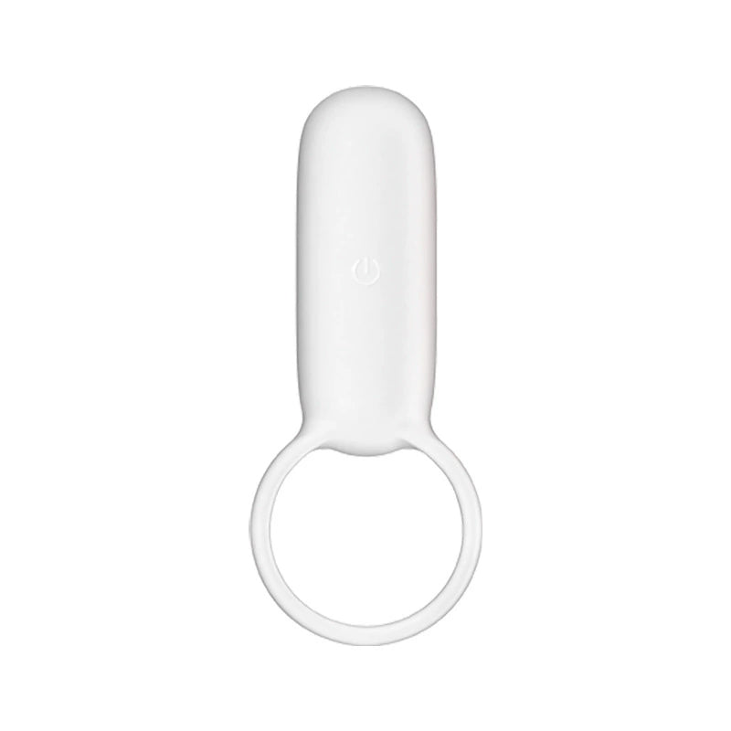 Wearable Vibrating Delay Ring, Natural Silicone Construction