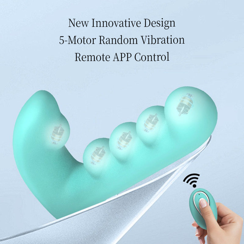 Women's vibrator with LED lights, 10-speed orgasm wearable silicone adult massage toy