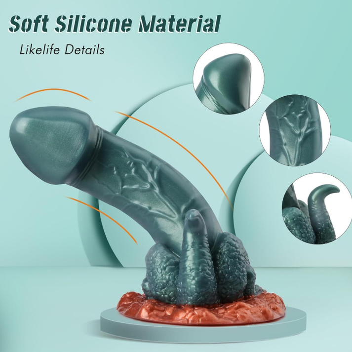 Dinosaur-shaped anal dildo — view 4