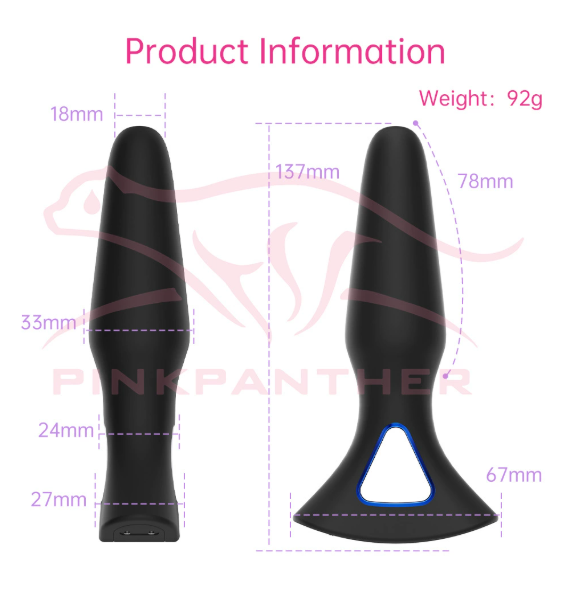 Anal plug vibrator — view 2