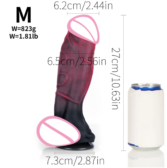 Thick Big Meridians Dildos - alternate view