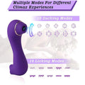 2 in 1 Clitoral Sucking Tongue Licking Vibrator - alternate view