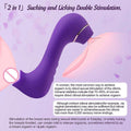 2 in 1 Clitoral Sucking Tongue Licking Vibrator - extra detail view