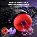 2 in 1 Mouth Vibrator and Men Penis Trainer with APP - alternate view