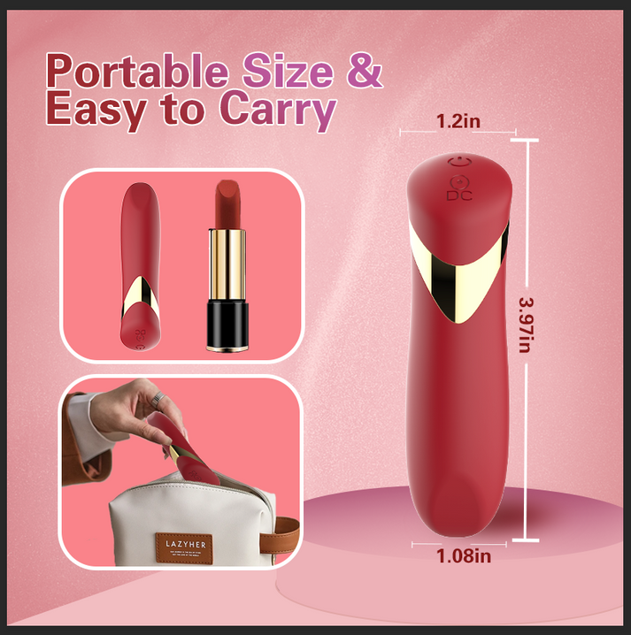 Lipstick shaped vibrator for women — view 4