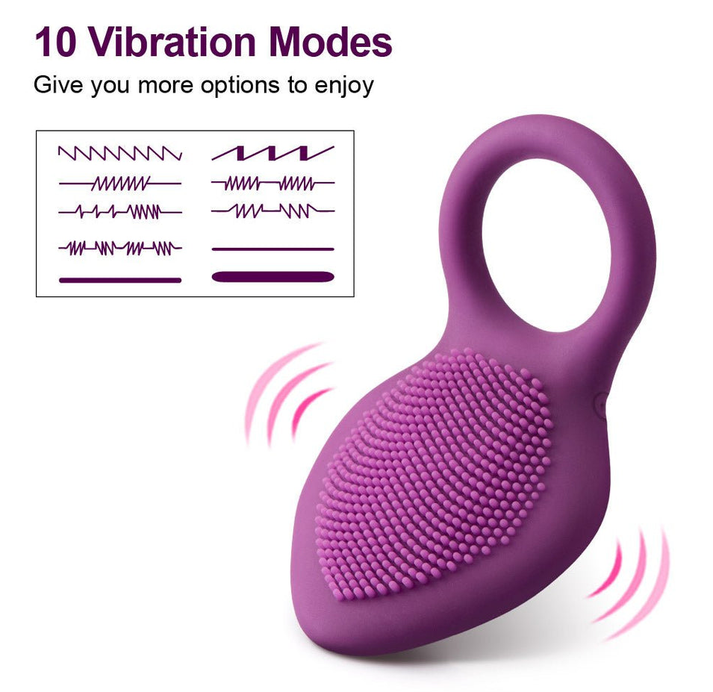 Men Single Cock RingsVibrator Generation 2,Black — view 3