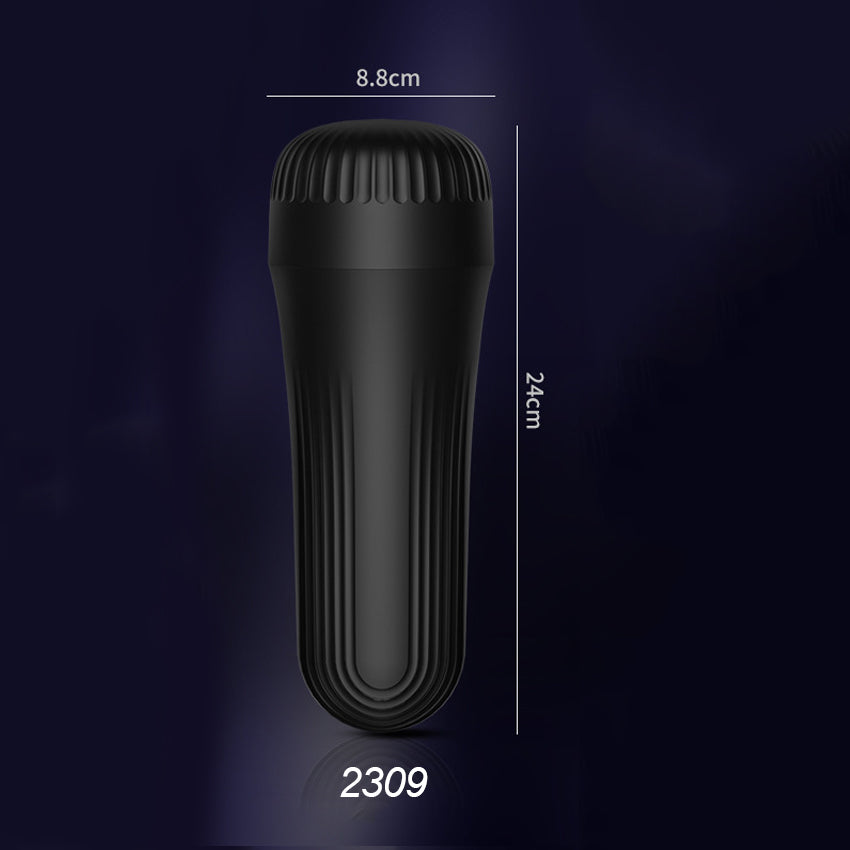 DIY Textured Inner Cavity Male Personal Vibrator, Elastic Soft Gel Liner for Daily Body Care