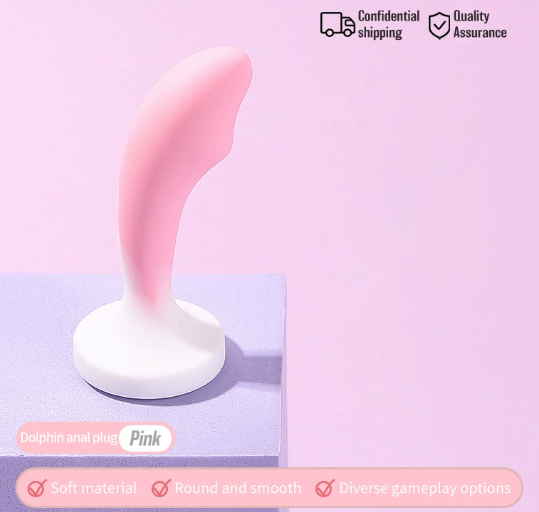 Mini candy-colour silicone anal plug
