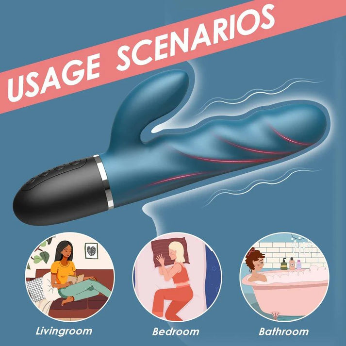 24cm Big Dildo Powerful Rabbit Vibrator Sex Vibrating Toy — view 6