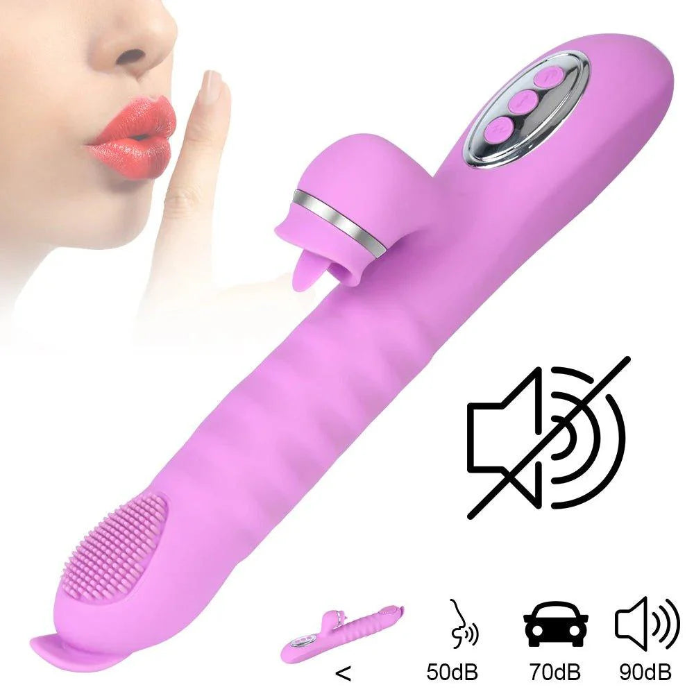 25cm big dildo brush vibrator shown in full front view