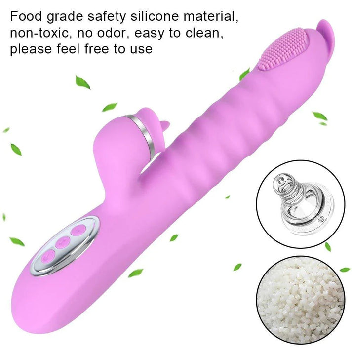 25cm Big Dildo Brush Vibrator — view 5