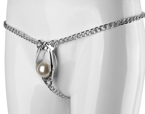 T-shaped chastity belt is used for abstaining, preventing infidelity and locking the penis — view 6