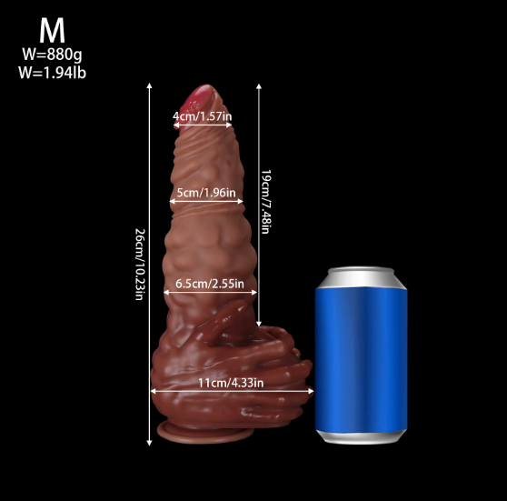 Muscle Shaped Hand Grab Dildos - alternate view