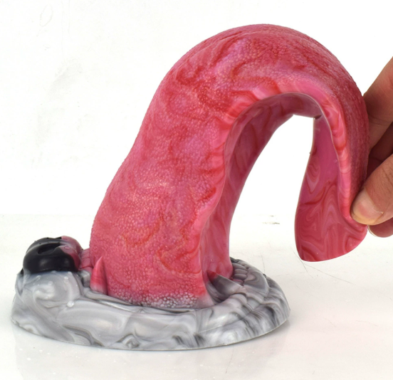 Colorful wolf tongue dildos anal toys — view 5