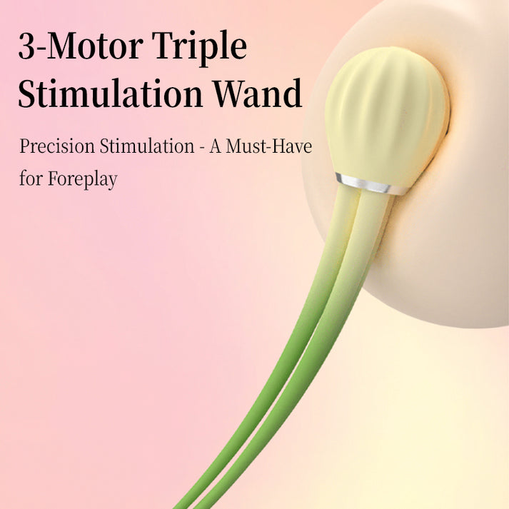 3-Motor 3-Bar Stimulator with 10 Vibration Modes for Full-Body Tingling Pleasure — view 4