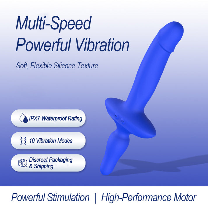 Retractable Vibrator with Creative Design-10 Vibration Modes for Wearable & Intimate Use — view 2