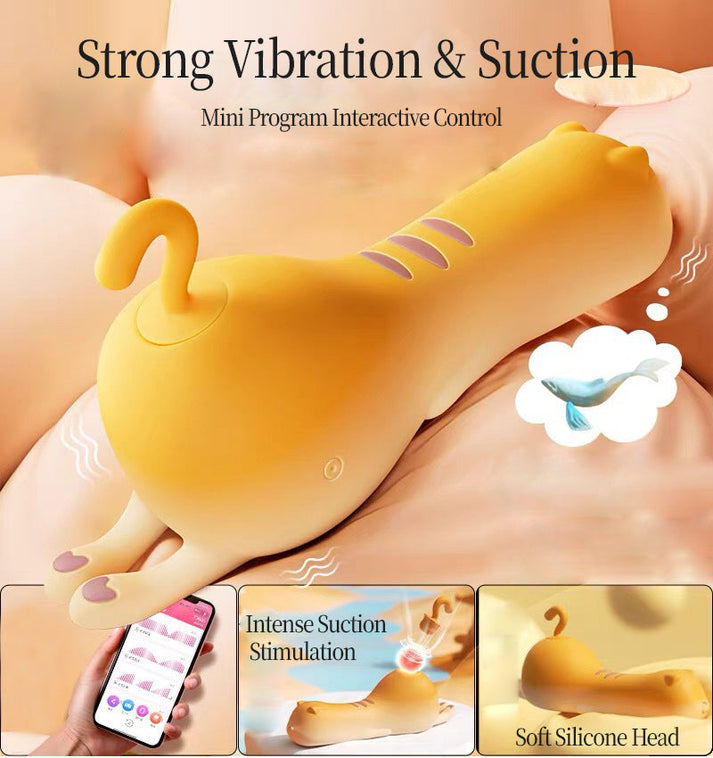 Silicone Suction & Vibration Egg Vibrator for Women — view 3