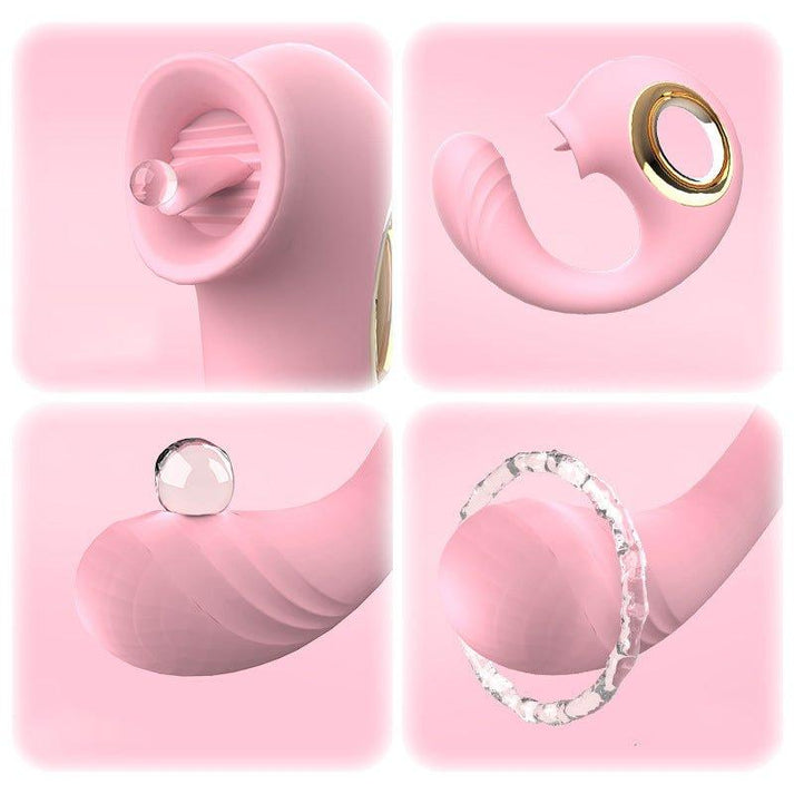 2 in 1 Clitoris G - Spot Vibrator Nipple Stimulator - alternate gallery view