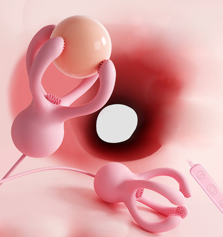 Octopus Breast Vibrator, Female Chest & Nipple Stimulation Massager — view 3