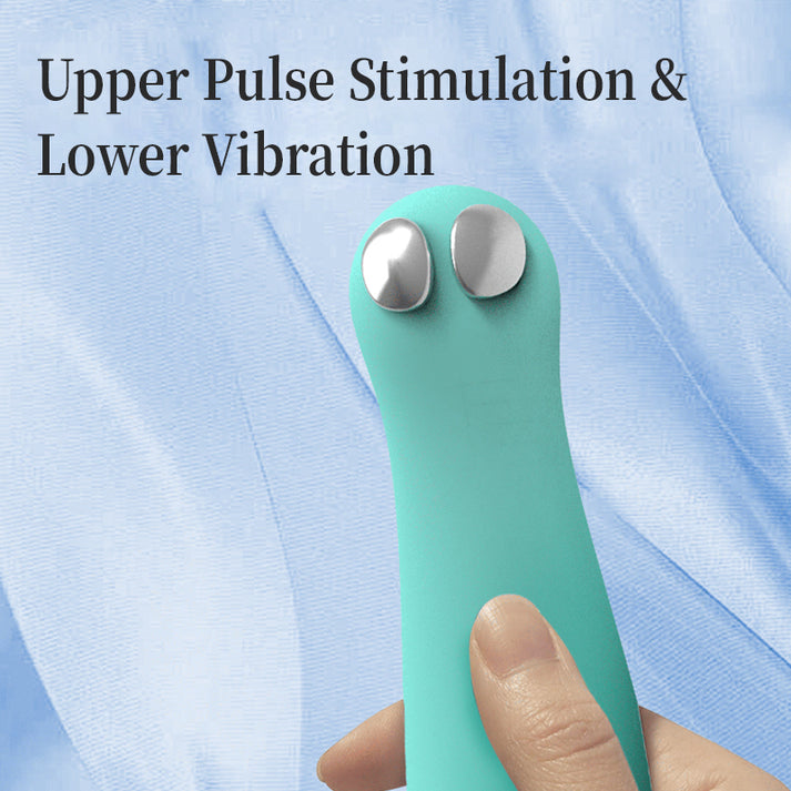 Ultra-Quiet Dual-Head Pulse Vibrator, Dual-End Stimulation for Discreet & Versatile Pleasure — view 3