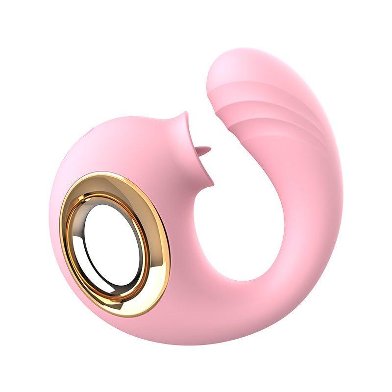 2 in 1 Clitoris G - Spot Vibrator Nipple Stimulator - detail view