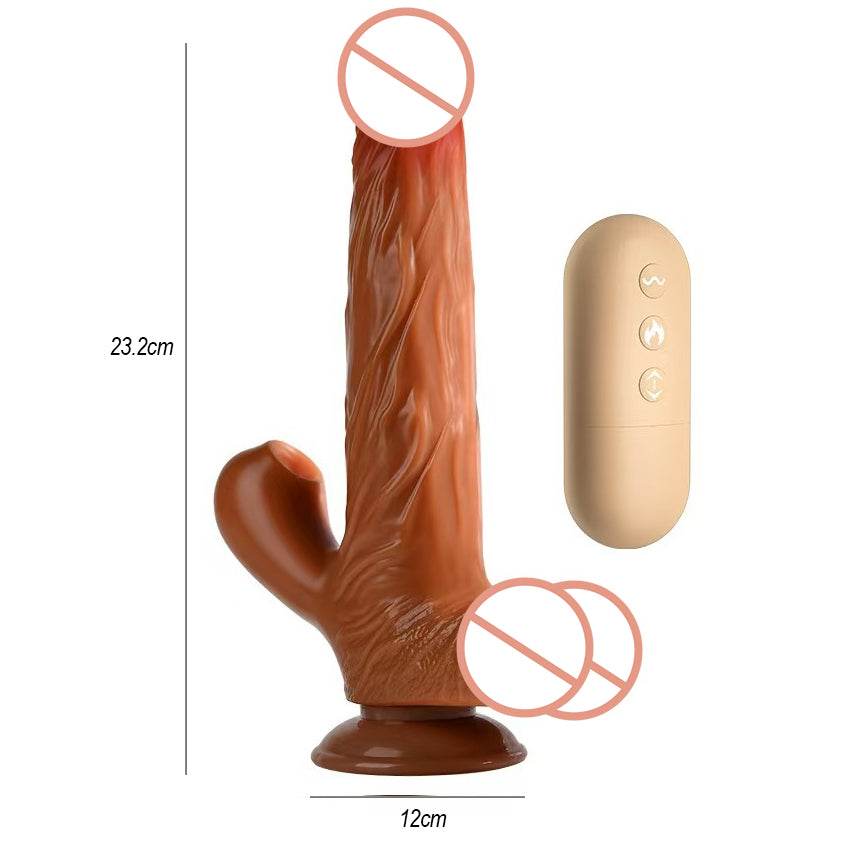 360Swinging, Telescopic & Warming Remote Control Intimate Vibrator for Personal Use