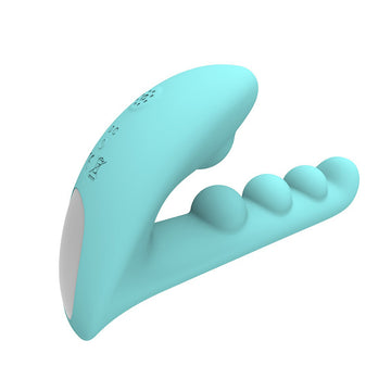 Women's vibrator with LED lights, 10-speed orgasm wearable silicone adult massage toy