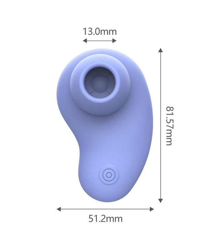 Whisper-Quiet Clitoral Vibrator-Tapping & Suction Egg Toy — view 4