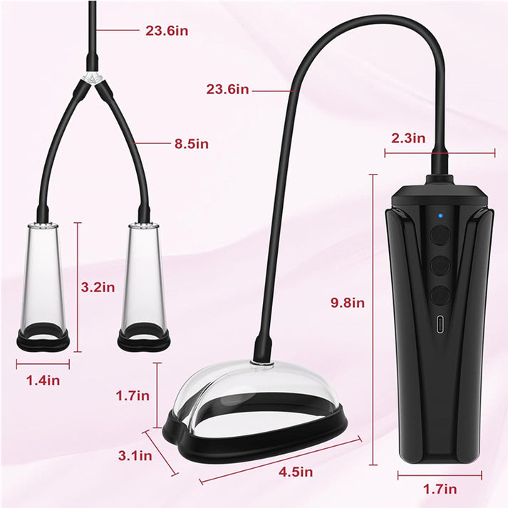Electric Suction Massager with ABS+PP Construction, 6 Suction Modes — view 6