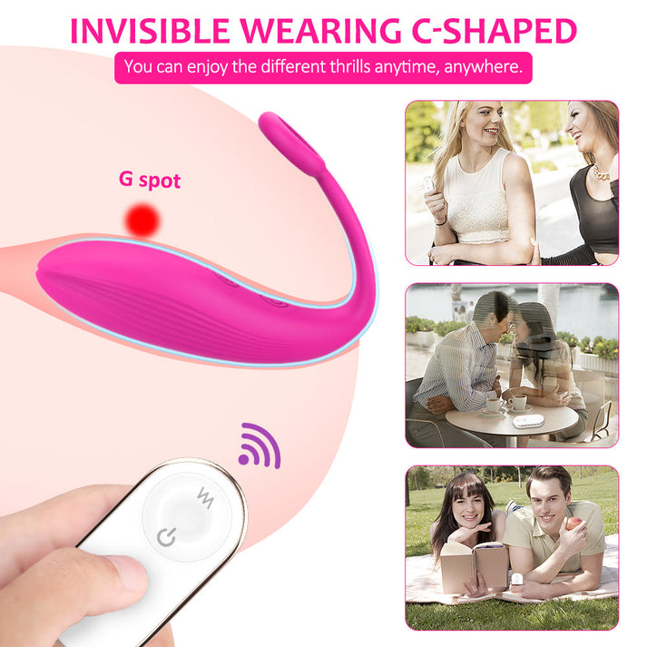 Female Compact Wearable Vibrator Wireless Masturbator - alternate view