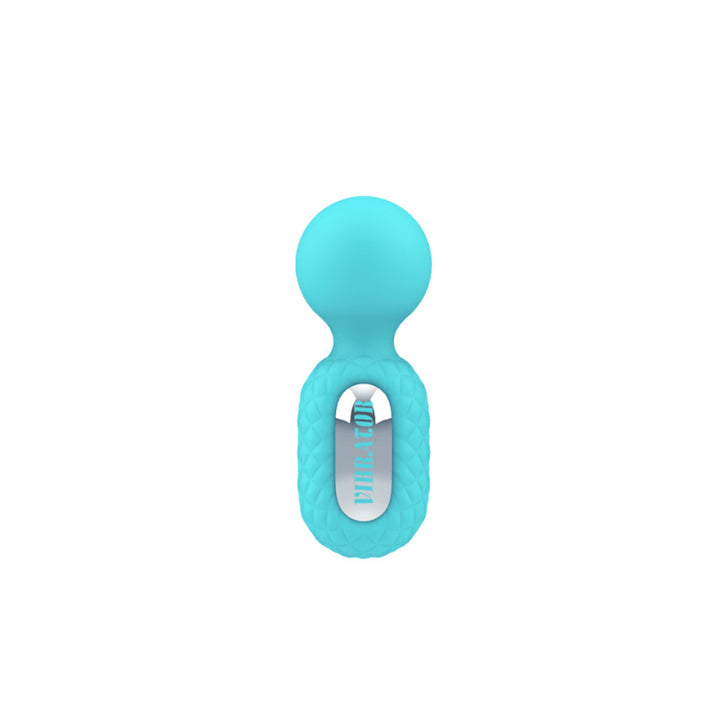 Pocket-sized silicone mini vibrator with soft-touch surface
