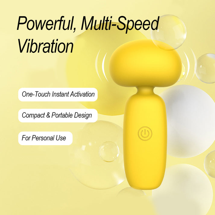 Cute Waterproof Silicone Vibrator-10 Vibration Modes, Quiet Operation — view 2
