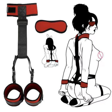 Adjustable Leather Restraint Cuffs